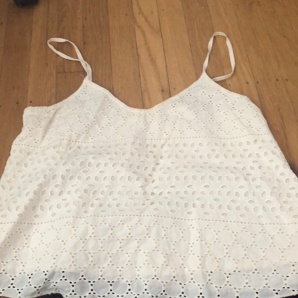 Hollister white tank